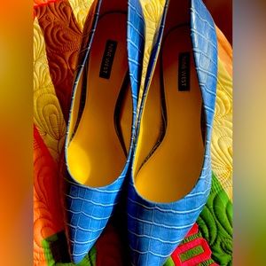 Nine West Blue Ezra Pumps